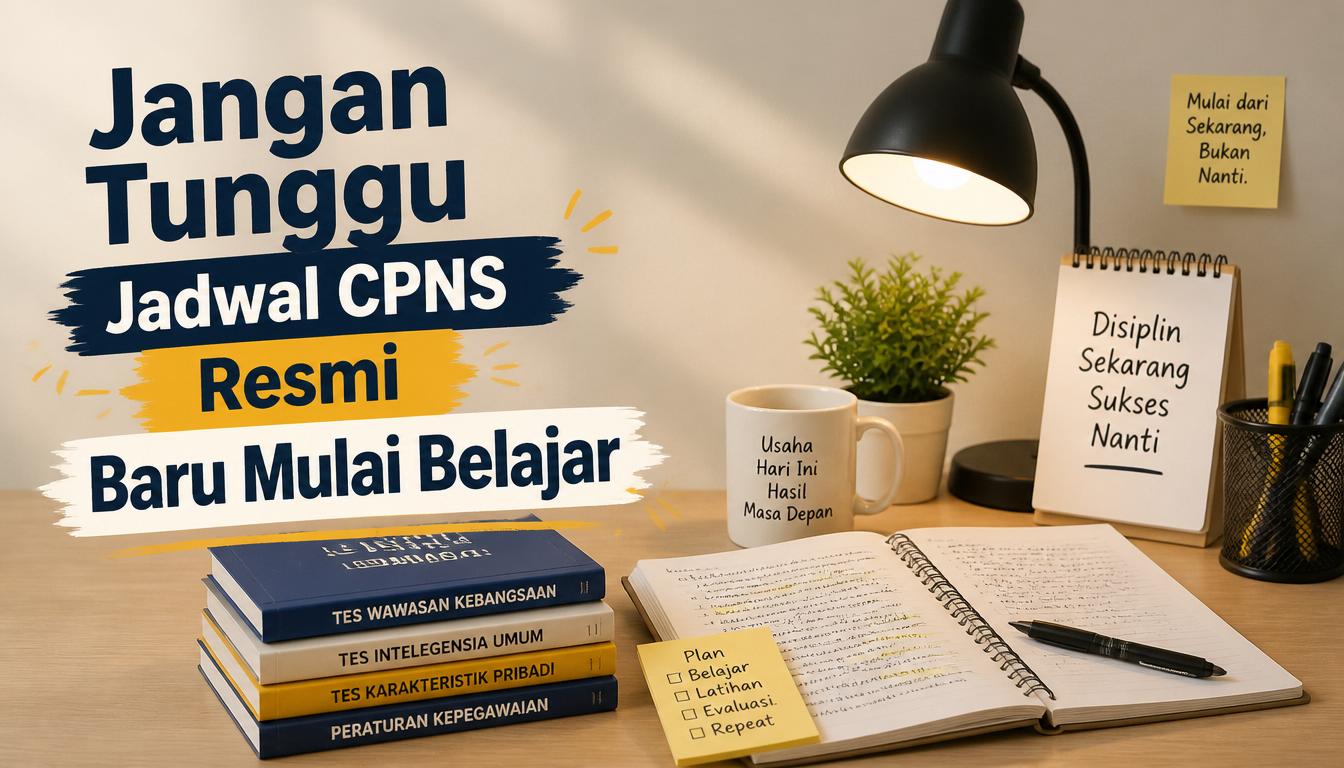 Jangan Tunggu Jadwal CPNS Resmi Baru Mulai Belajar